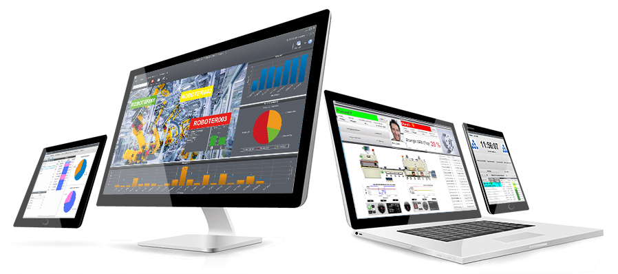 cronetwork MES Software von Industrie Informatik - Optimiert auf PC, Laptop & Tablet.